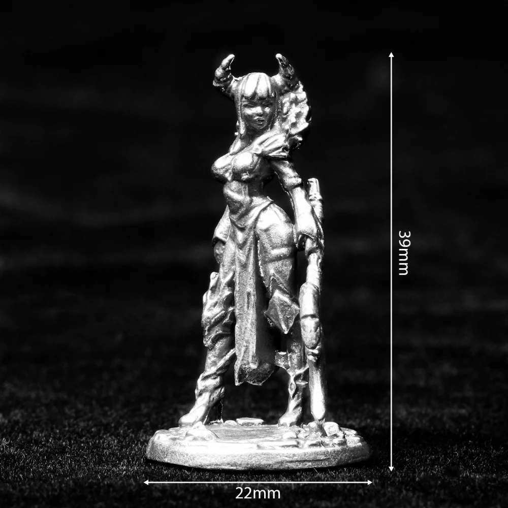 DND Dice Periphery | Metal Dark Style War Chess Fantasy Race Soldier Miniatures - Bear Dice