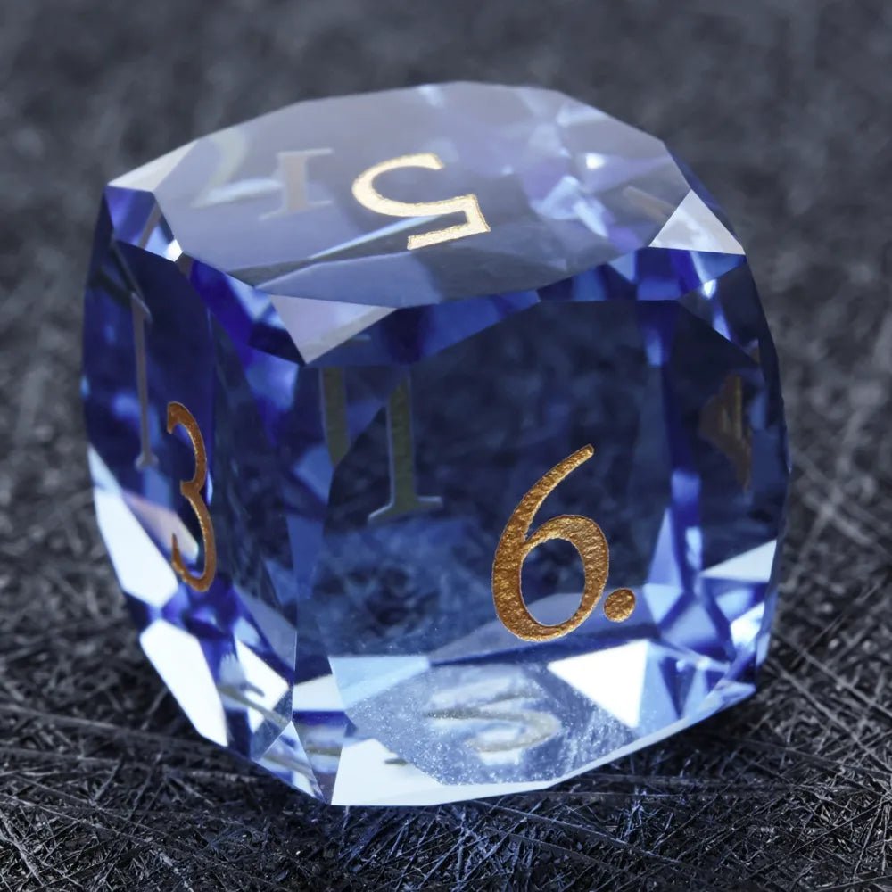 DND Dice - Sapphire Multi - Sided Dice Set - Bear Dice