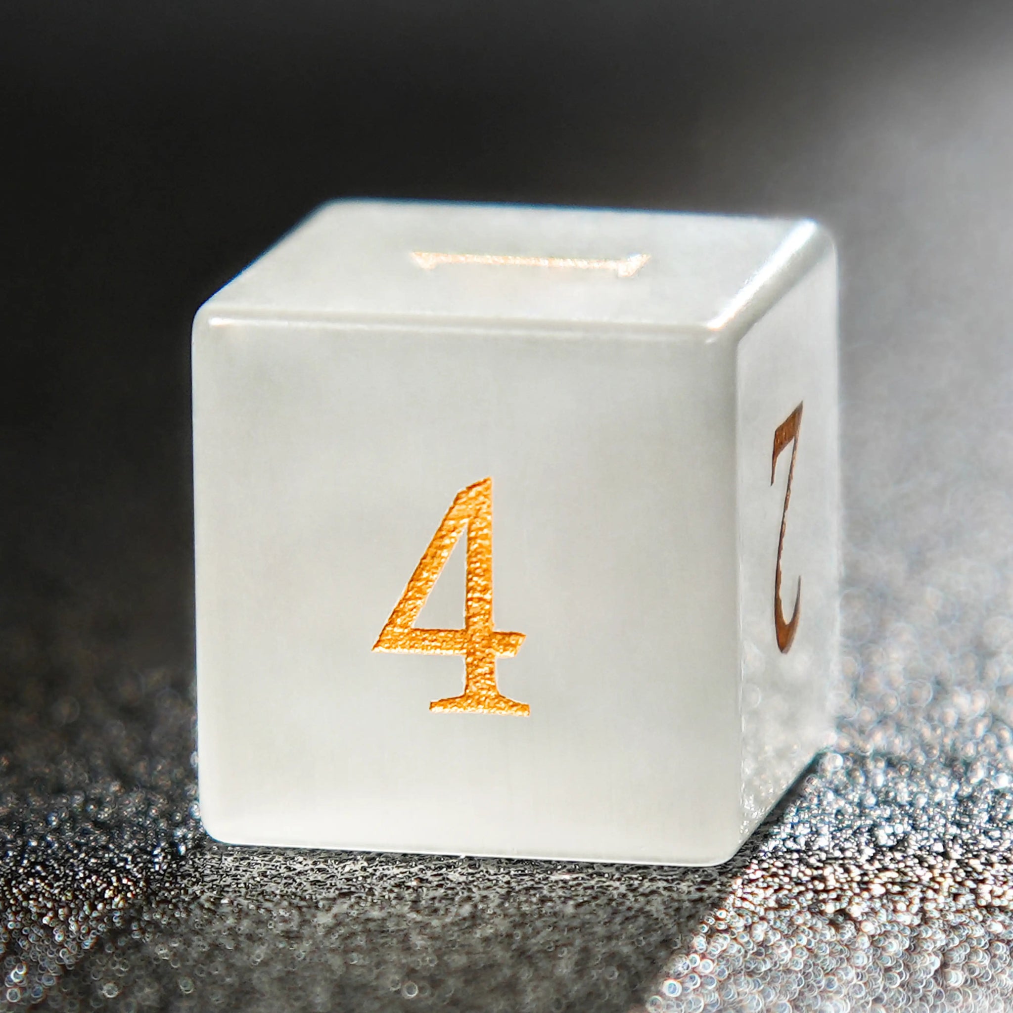 Dwarf Artisan - Opal Gems D&D Dice Set + Gold Numbers - Bear Dice