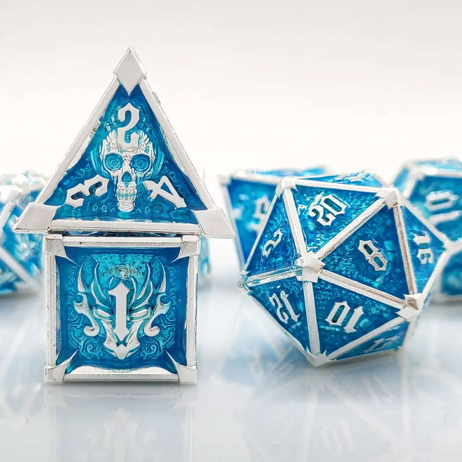 Gothic Mysticism - Starhorn Metal dnd Dice Set Collection - Bear Dice
