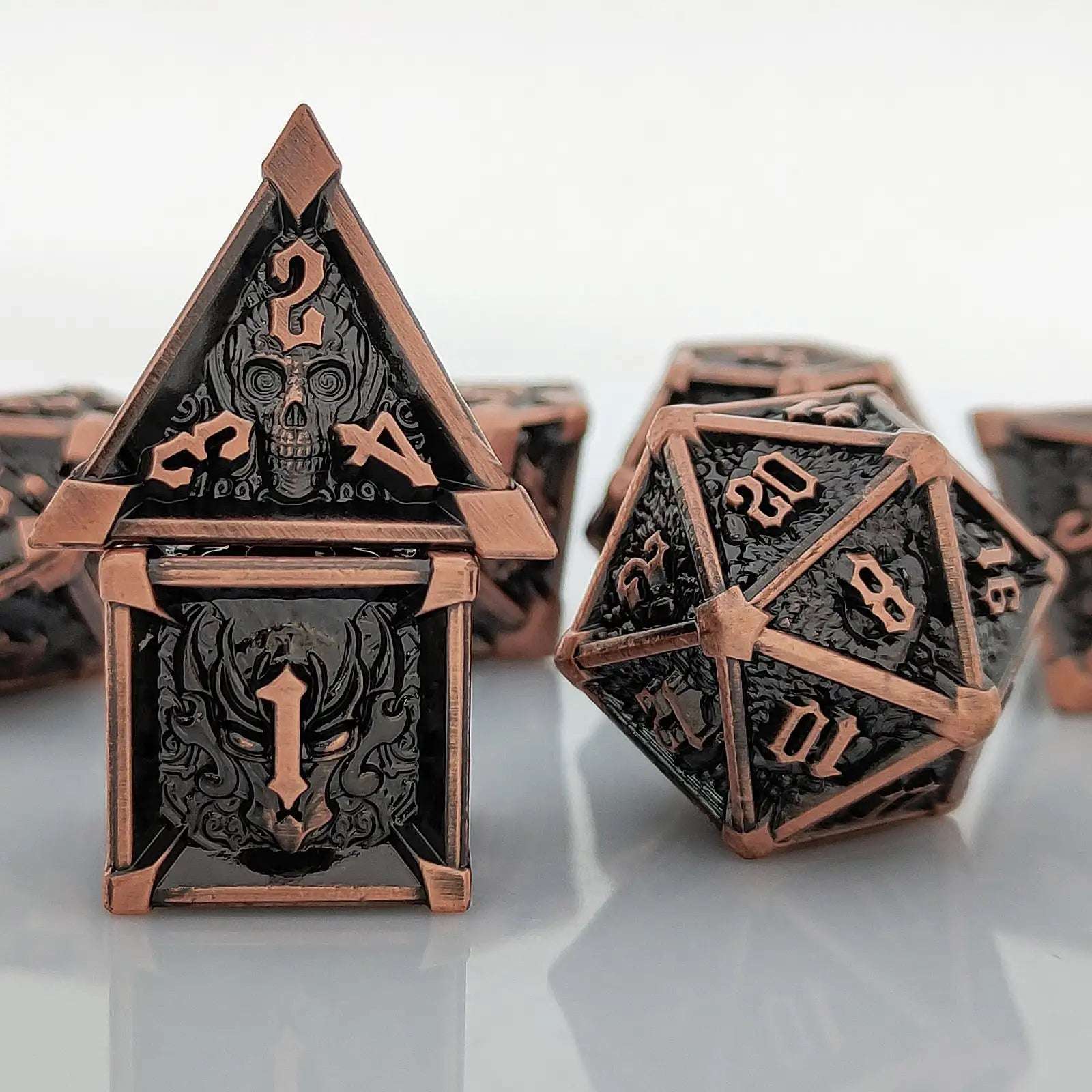 Gothic Mysticism - Starhorn Metal dnd Dice Set Collection - Bear Dice