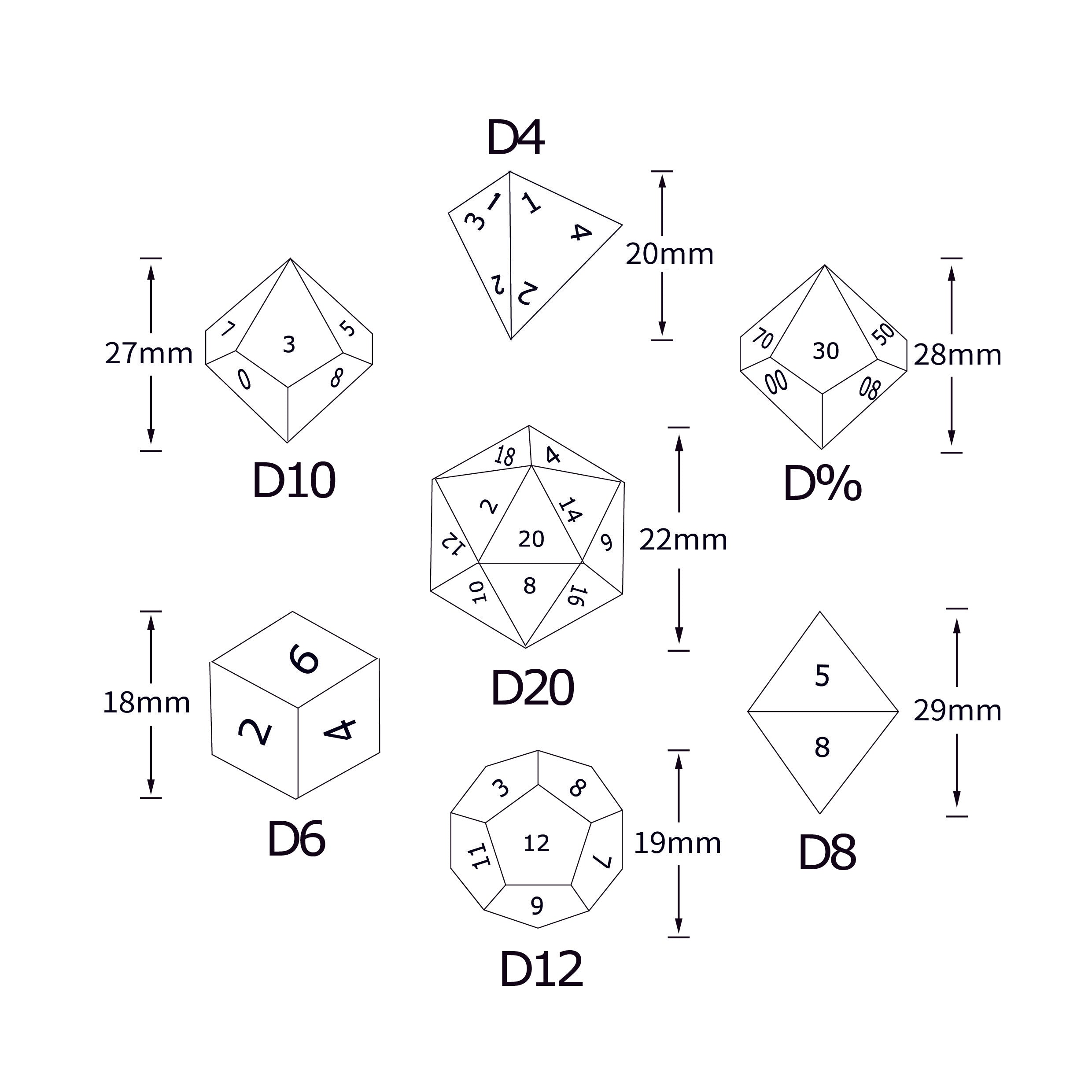 Clearance Discount-Devil's Eye Metal Dice Set Series
