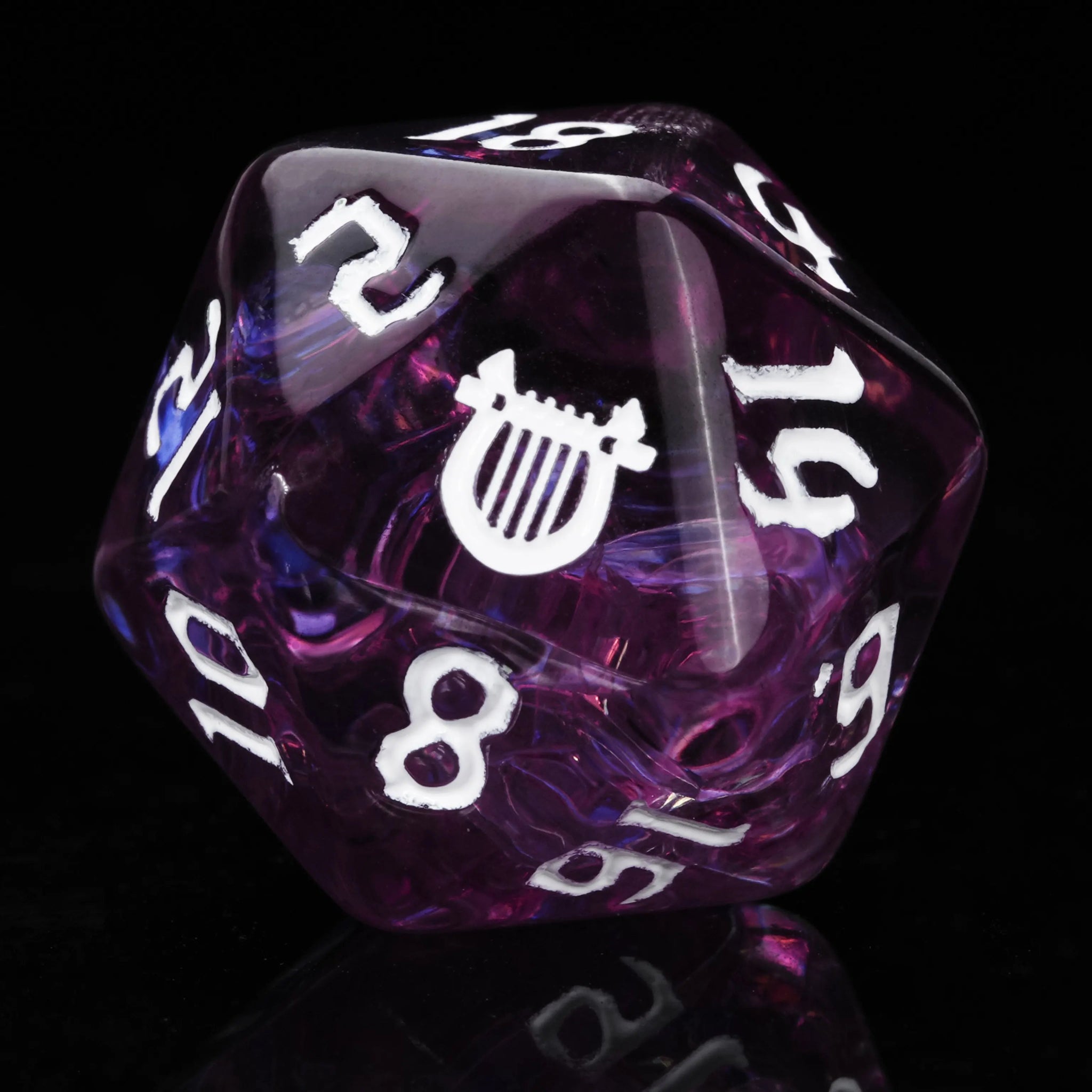 Kickstarter Dice – Bard Resin Polyhedral Dice Set - Bear Dice