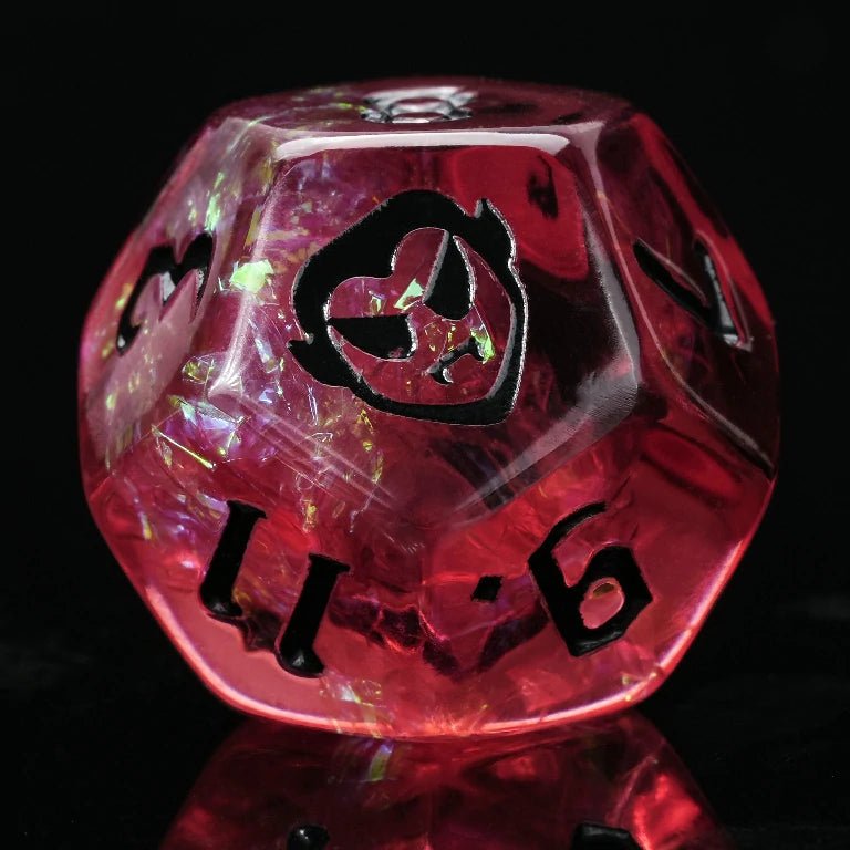 Kickstarter Dice — Scarlet Vampire Resin Dice Set - Bear Dice