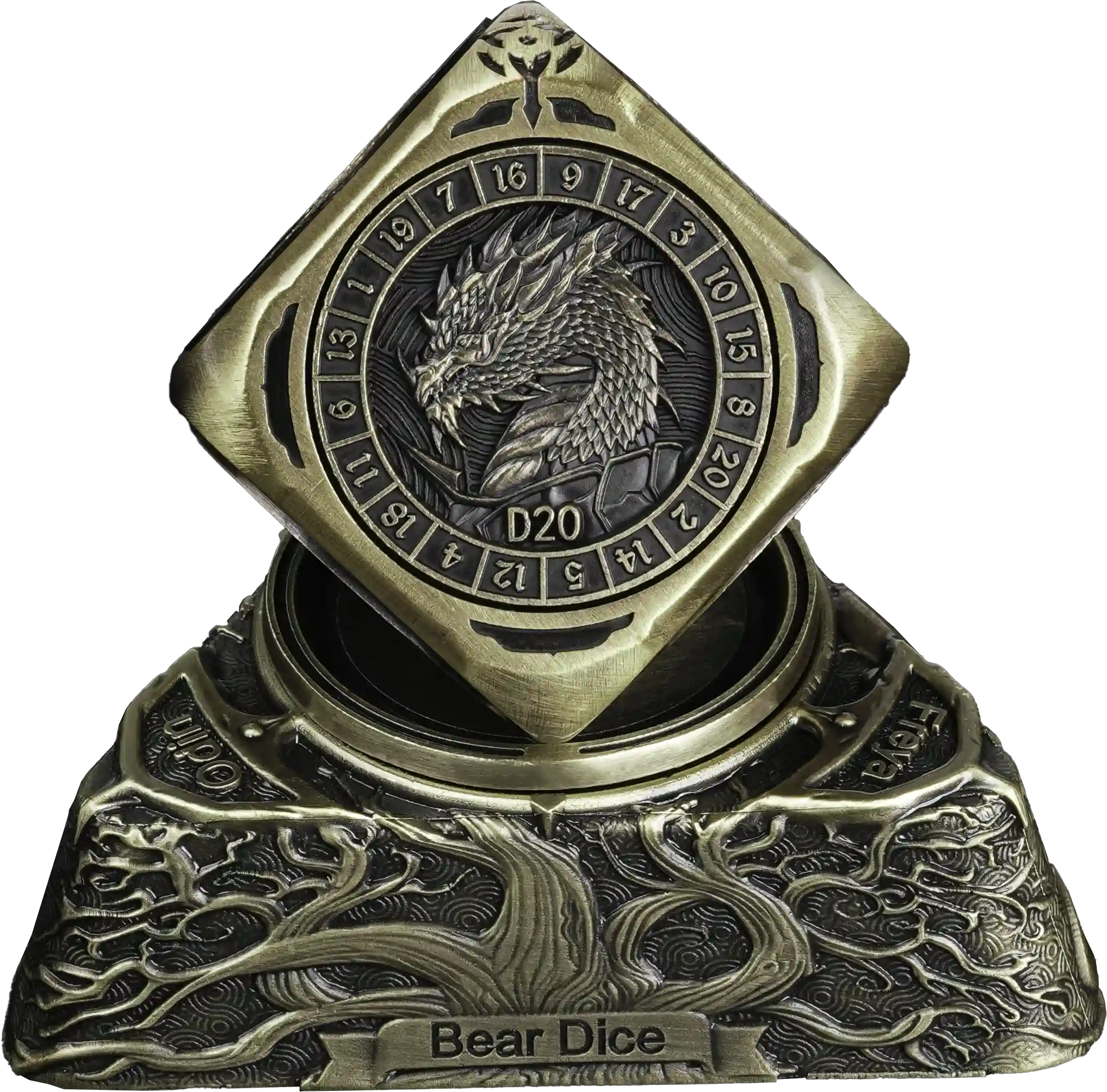 Kickstarter Dice - Unique Rotating D6 Dice - 7 - in - 1 Dice High Quality Dice - Bear Dice