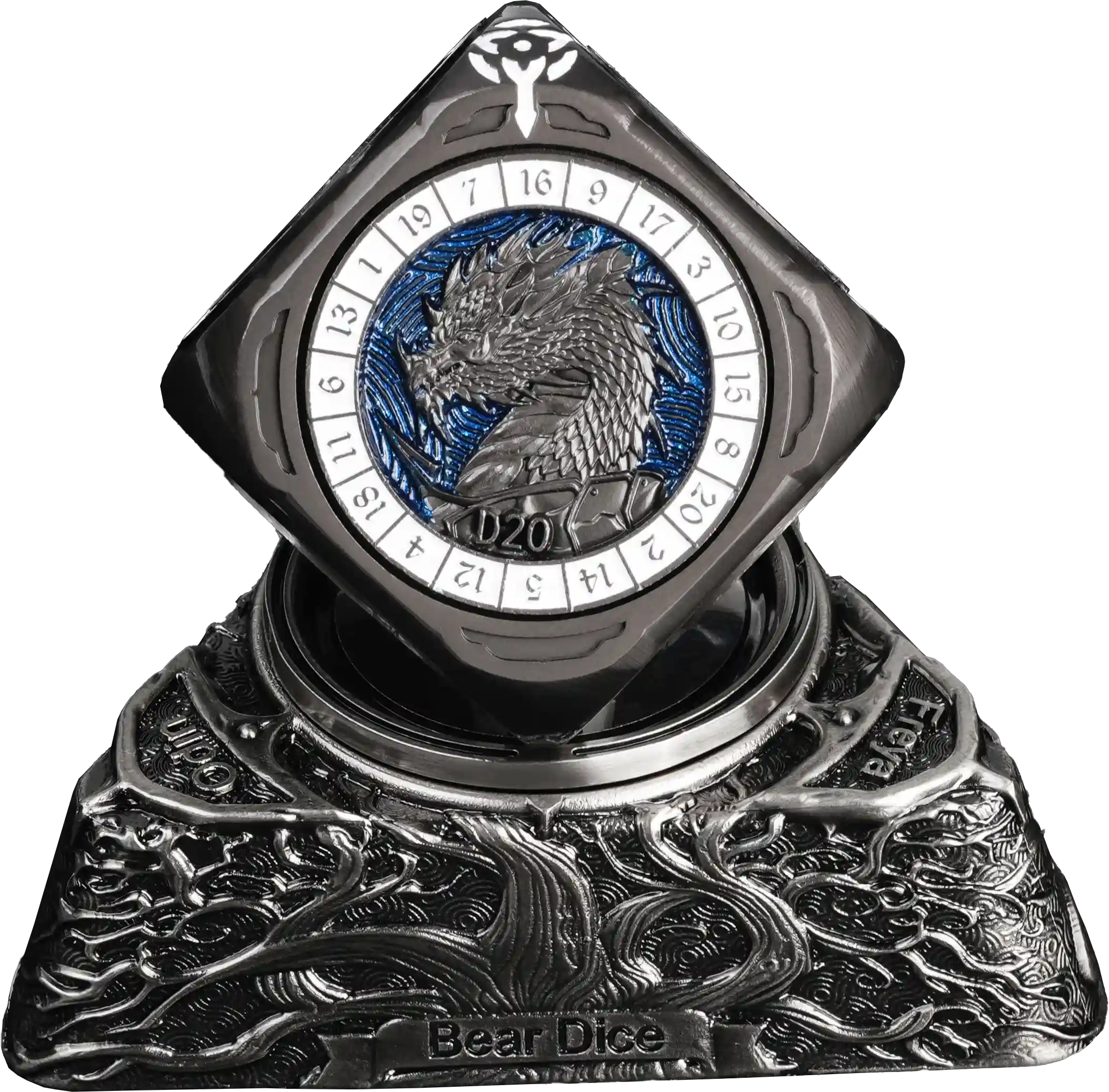 Kickstarter Dice - Unique Rotating D6 Dice - 7 - in - 1 Dice High Quality Dice - Bear Dice