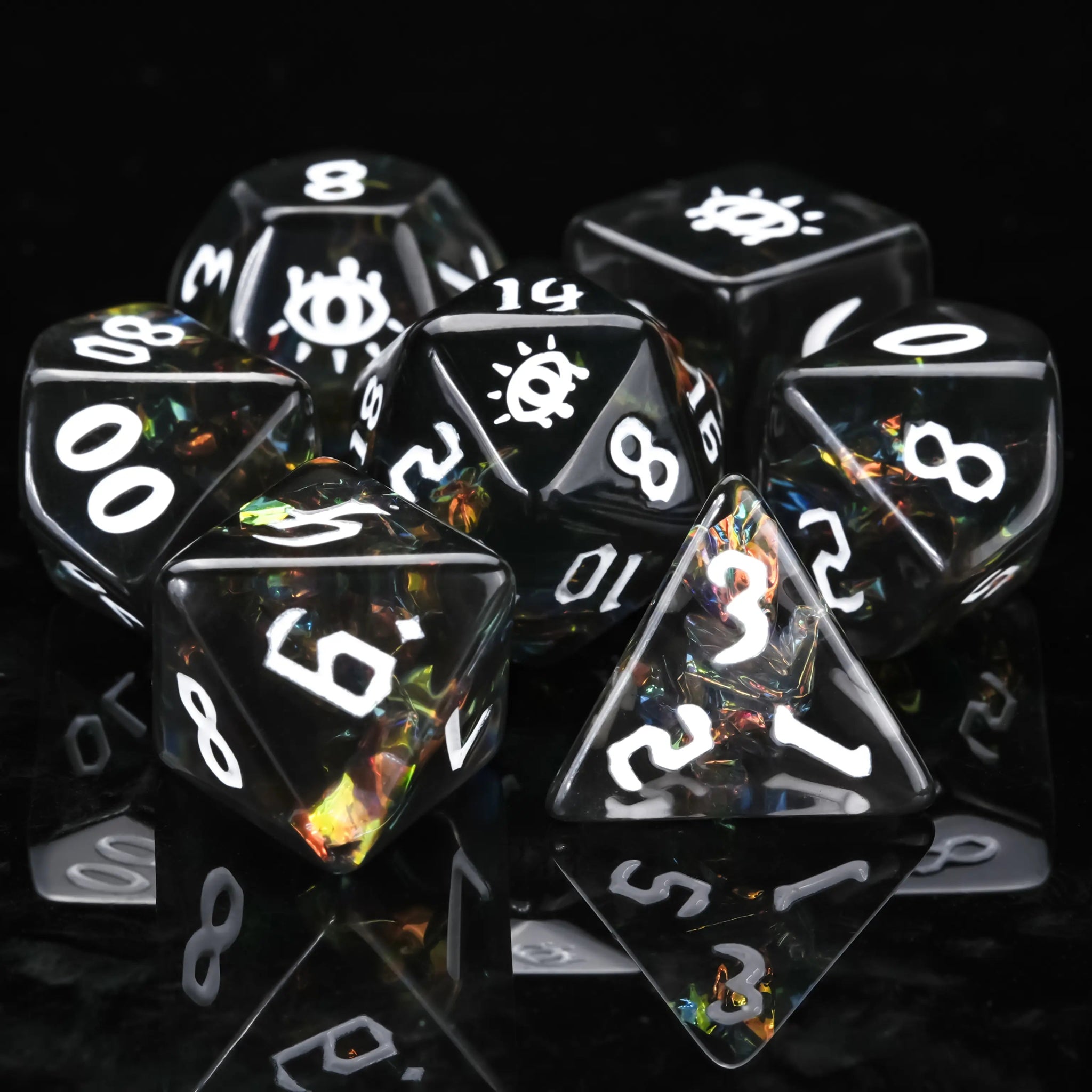 Kickstarter Dice - Warlock Resin D&D Dice Set - Bear Dice