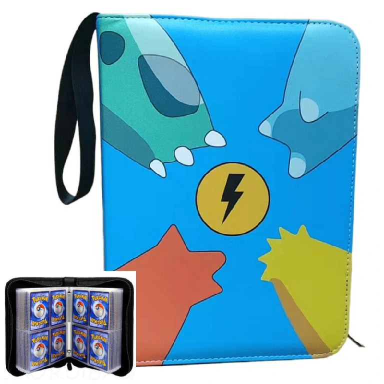 Pokémon game card collection album, four-piece chain storage album