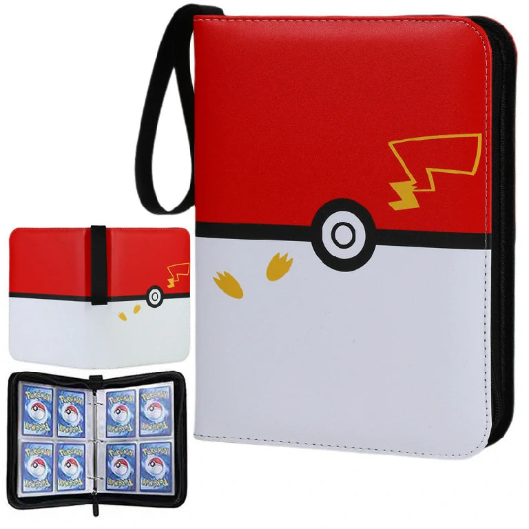 Pokémon Poké Ball Card Zipper Storage Bag — 400 Slot TCG Collection Album