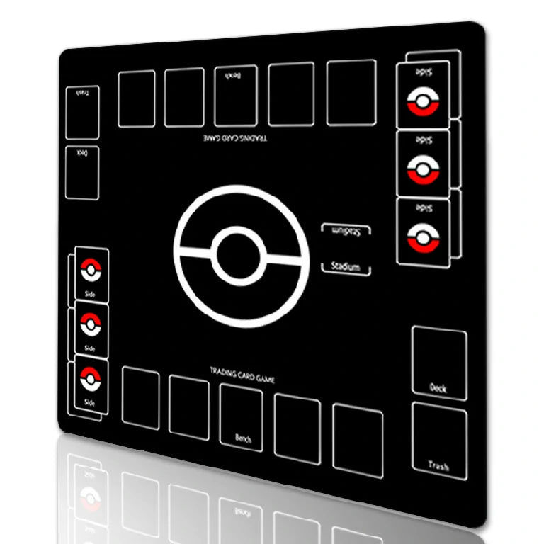 Pokémon Card Game Table Mat for Two-Player Battles