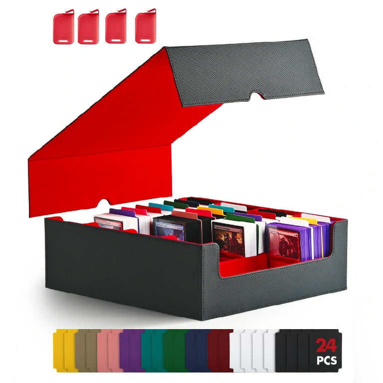 MTG Card Leather Storage Box Magnetic Tabletop Game Card Box