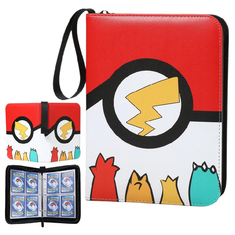 Pokémon Poké Ball Card Zipper Storage Bag — 400 Slot TCG Collection Album