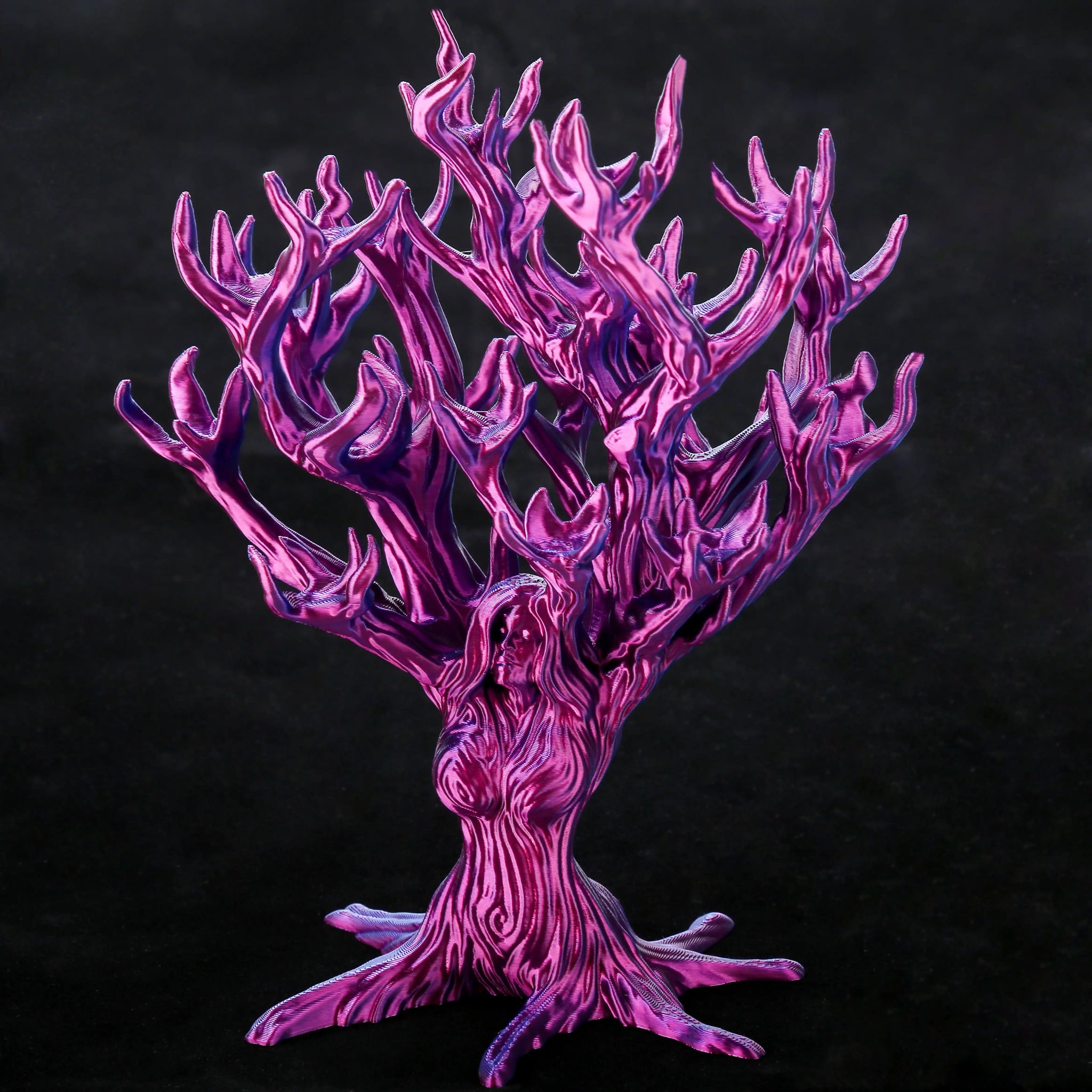 Tree - Shaped 3D Printed Dice Tower - DND Dice Accessories - Bear Dice