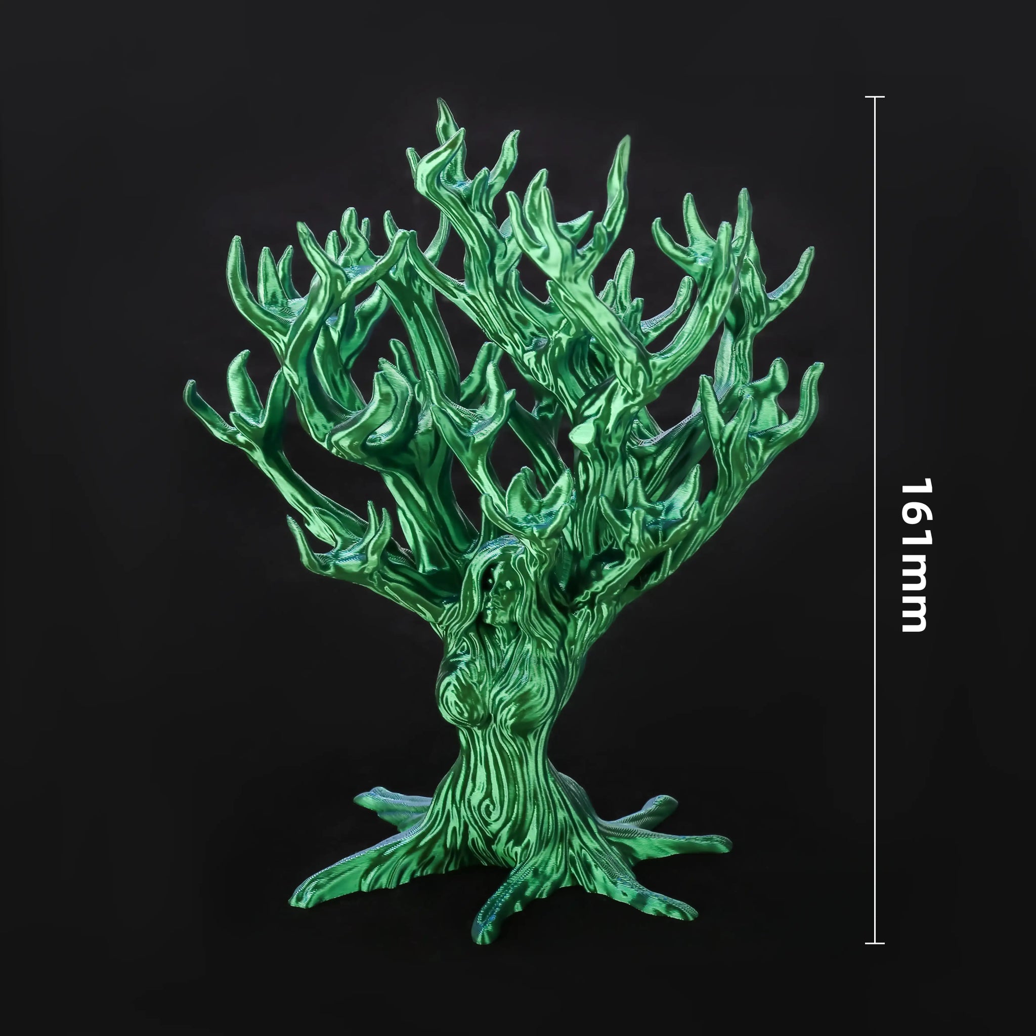 Tree - Shaped 3D Printed Dice Tower - DND Dice Accessories - Bear Dice