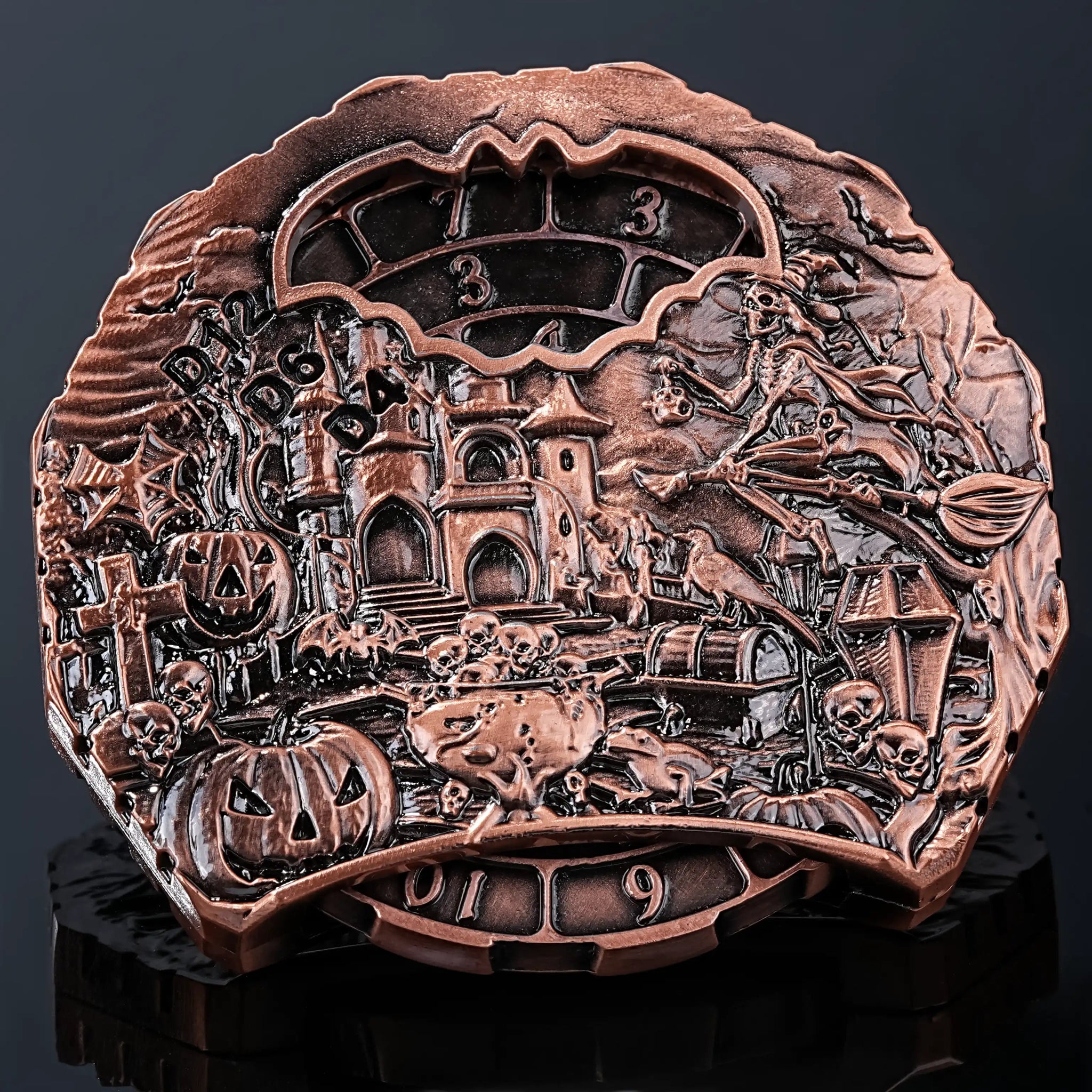 Unique dice spinner DND Death theme metal dice - Bear Dice