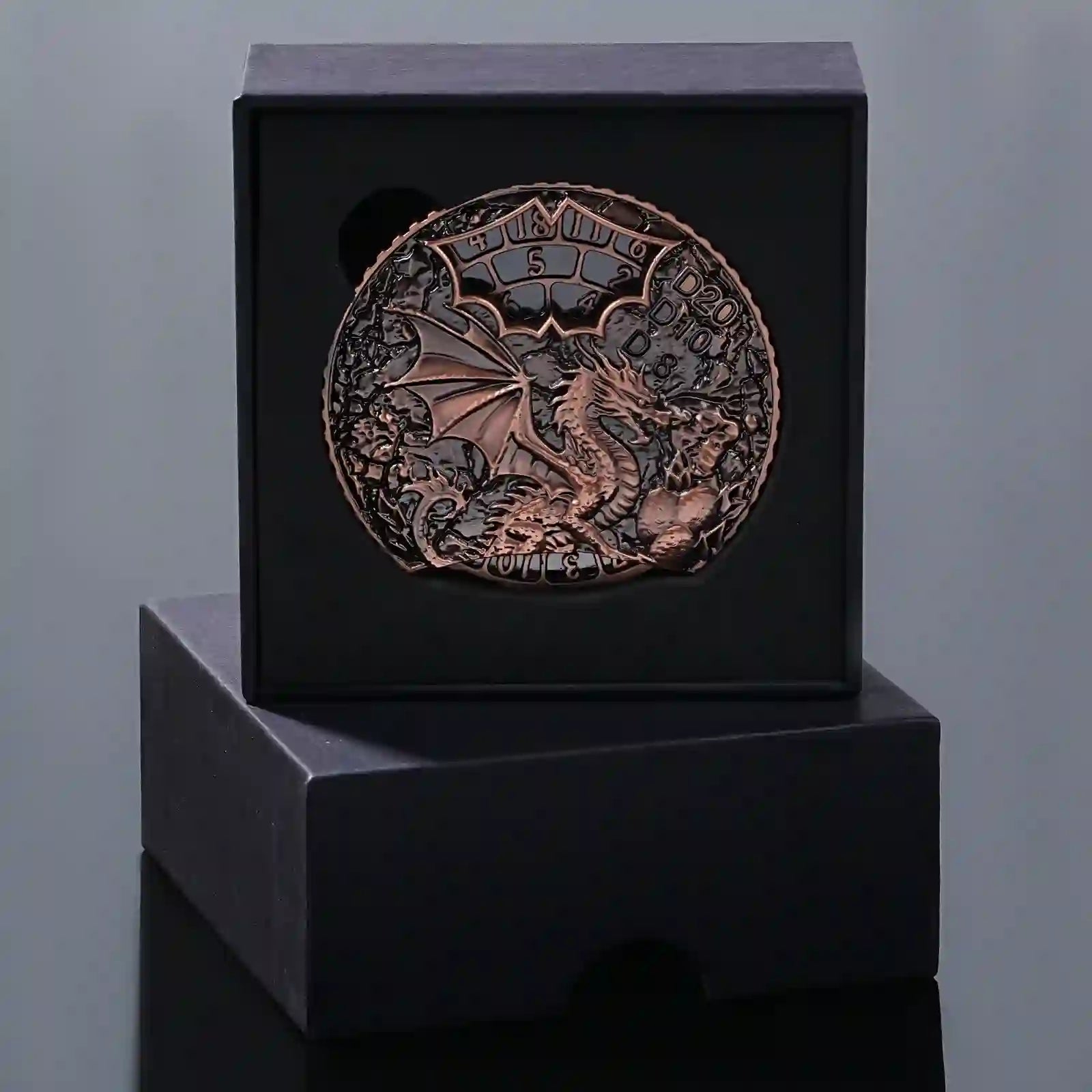 Unique dice spinner DND Death theme metal dice - Bear Dice