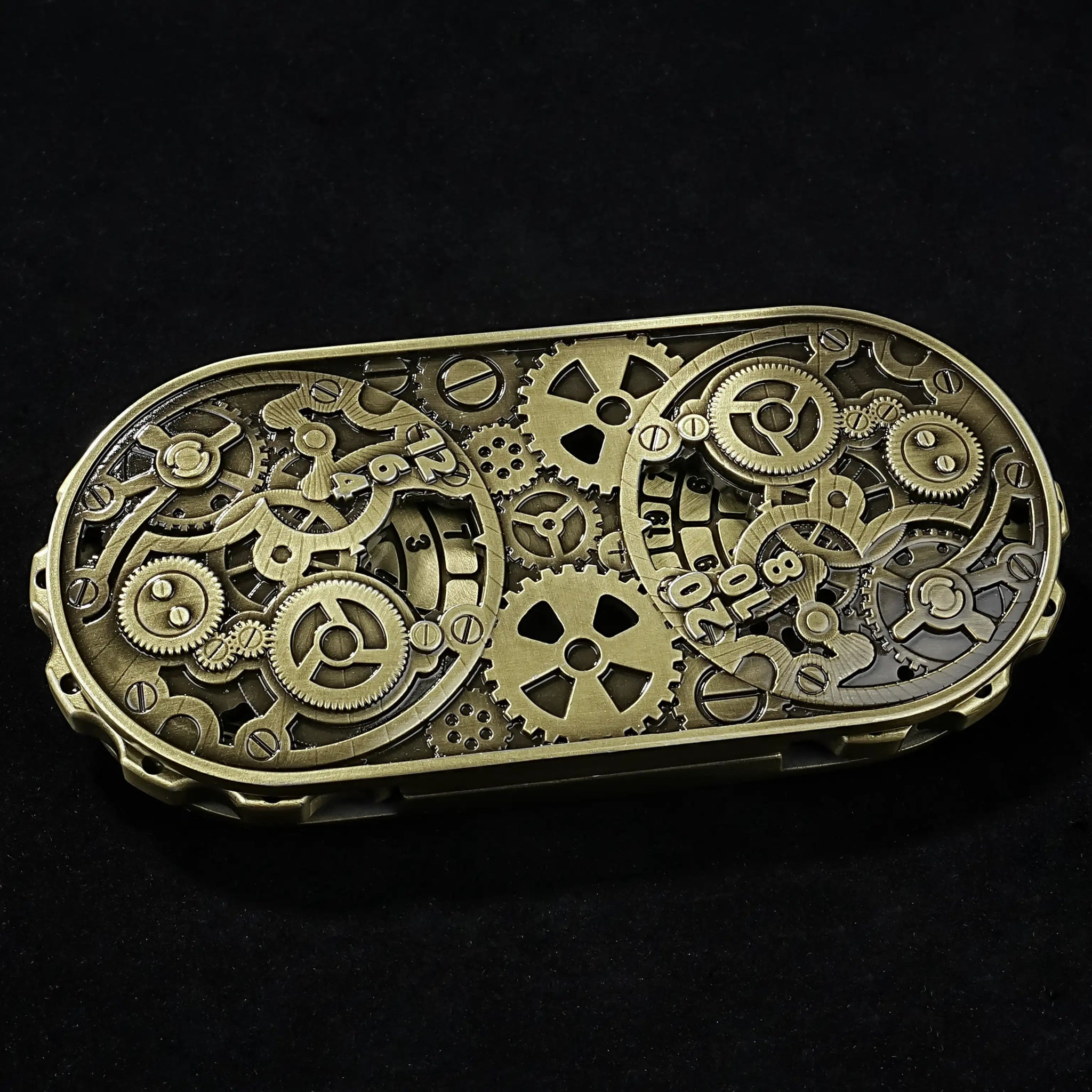 Unique DnD Dice Spinner - Steampunk Metal Gear Dice - Bear Dice