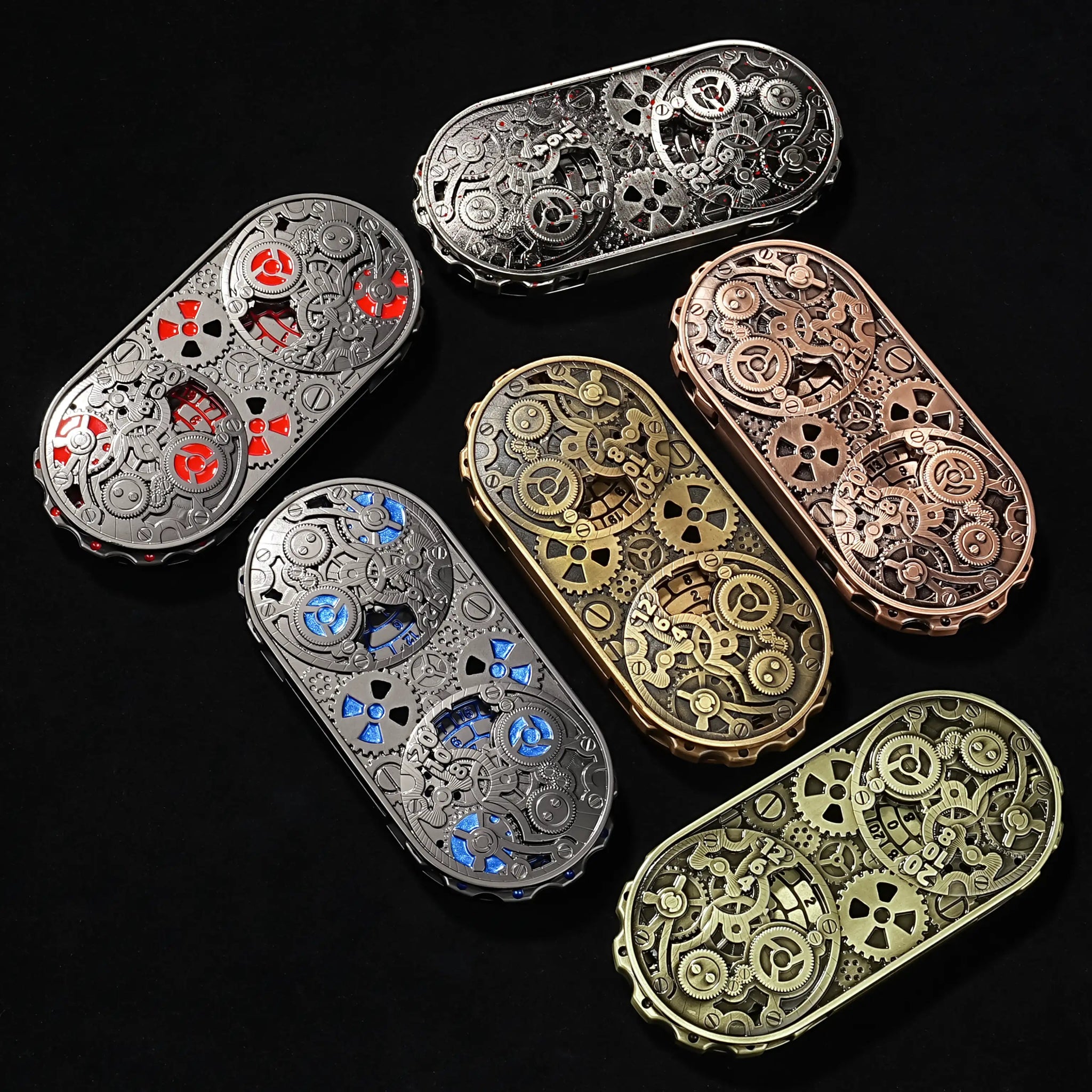 Unique DnD Dice Spinner - Steampunk Metal Gear Dice - Bear Dice