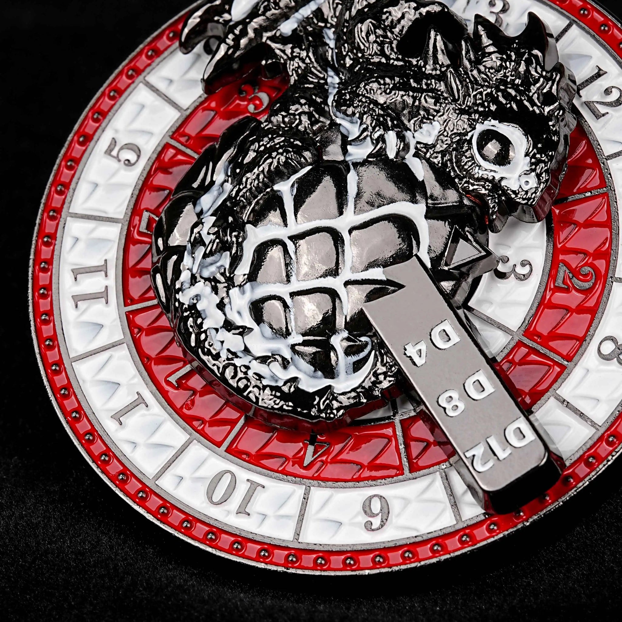 Unique Metal Dice Spinner Dragon Egg Fidget Spinner Dice - Bear Dice