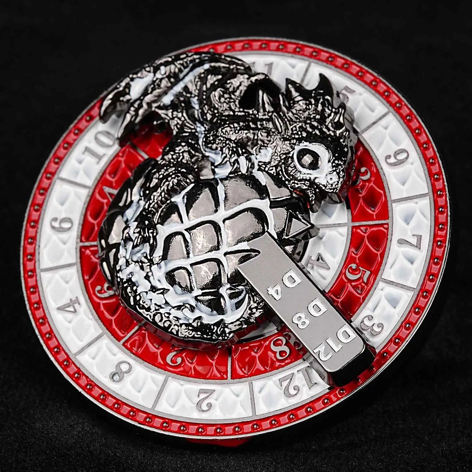 Unique Metal Dice Spinner Dragon Egg Fidget Spinner Dice - Bear Dice