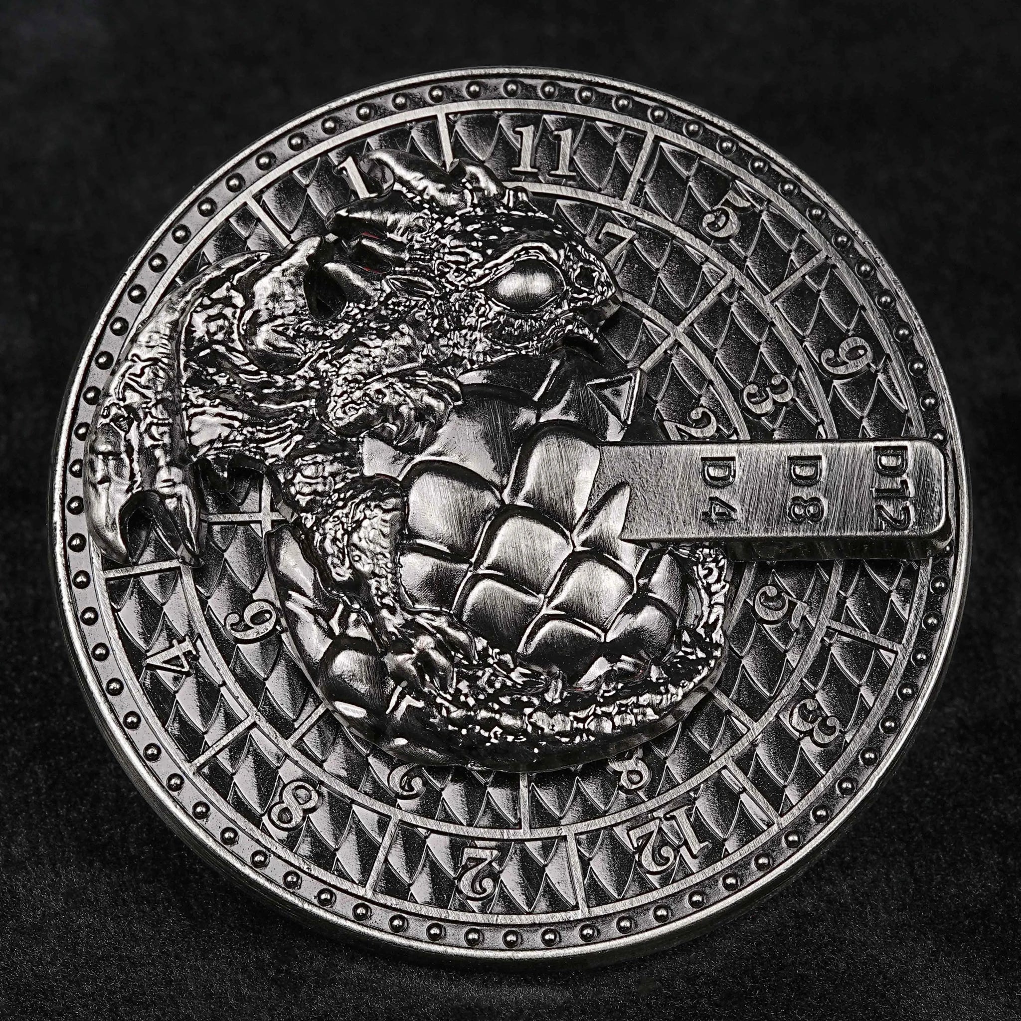 Unique Metal Dice Spinner Dragon Egg Fidget Spinner Dice - Bear Dice