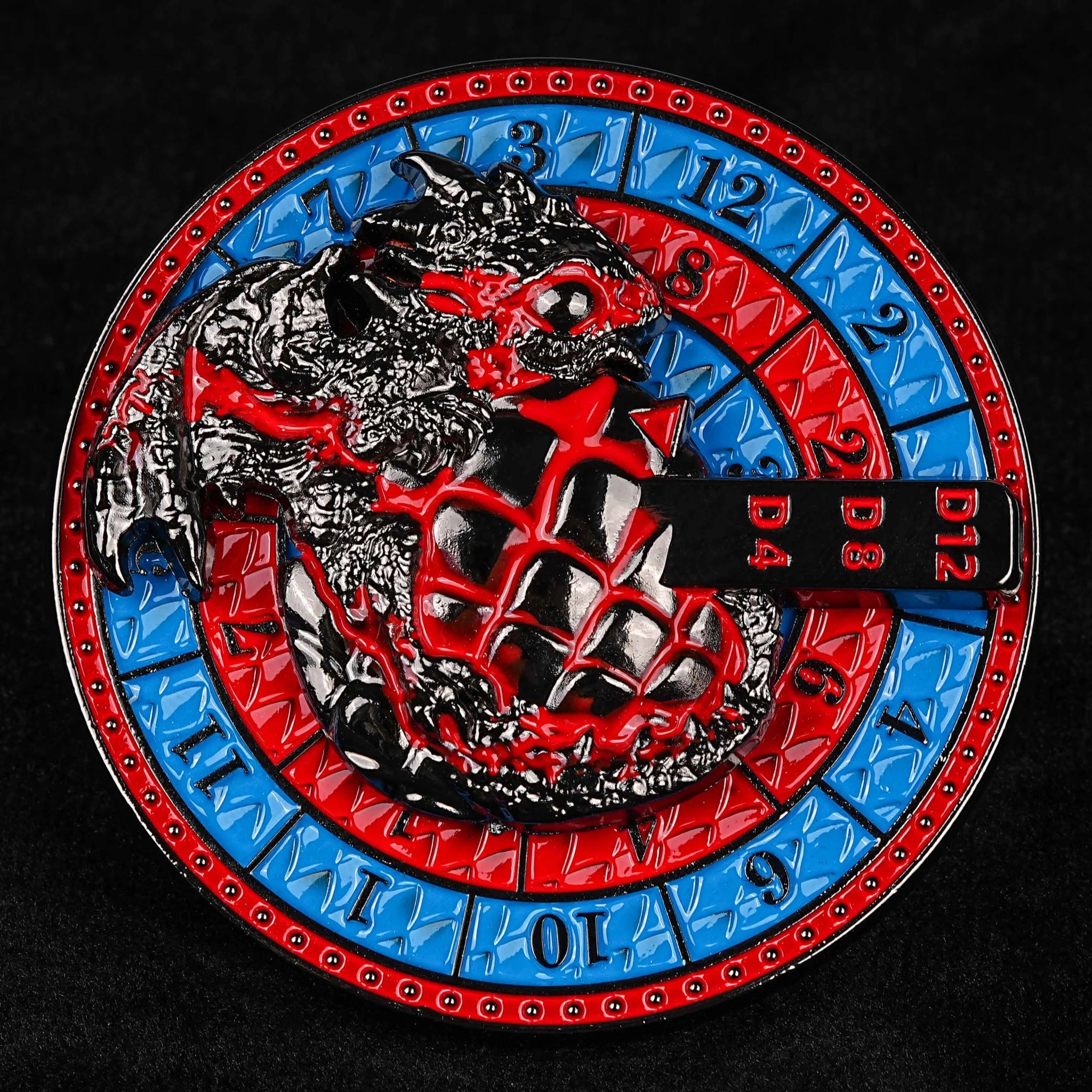 Unique Metal Dice Spinner Dragon Egg Fidget Spinner Dice - Bear Dice