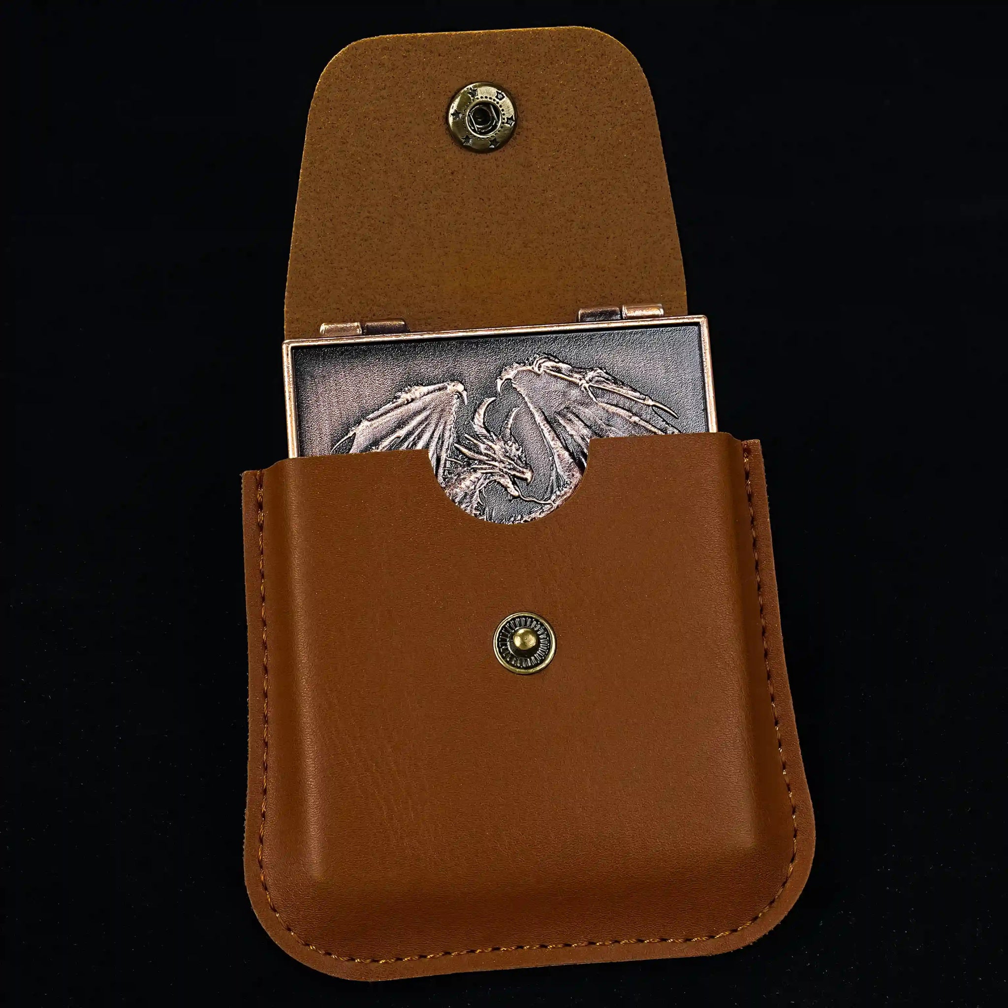 Unique Metal Foldable Dice Box with Magnets 7 in 1 Roulette DND Dice Spinner - Bear Dice