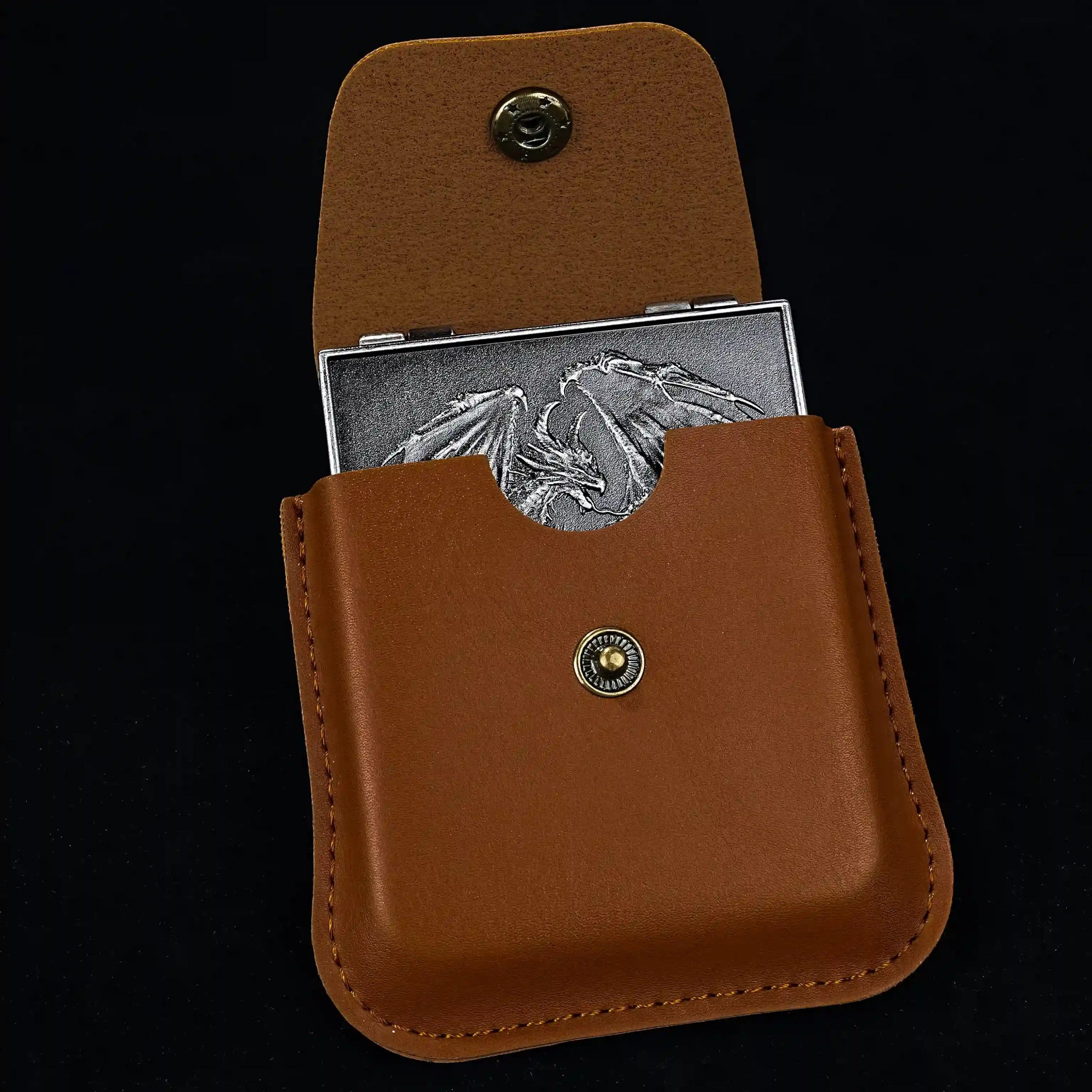 Unique Metal Foldable Dice Box with Magnets 7 in 1 Roulette DND Dice Spinner - Bear Dice