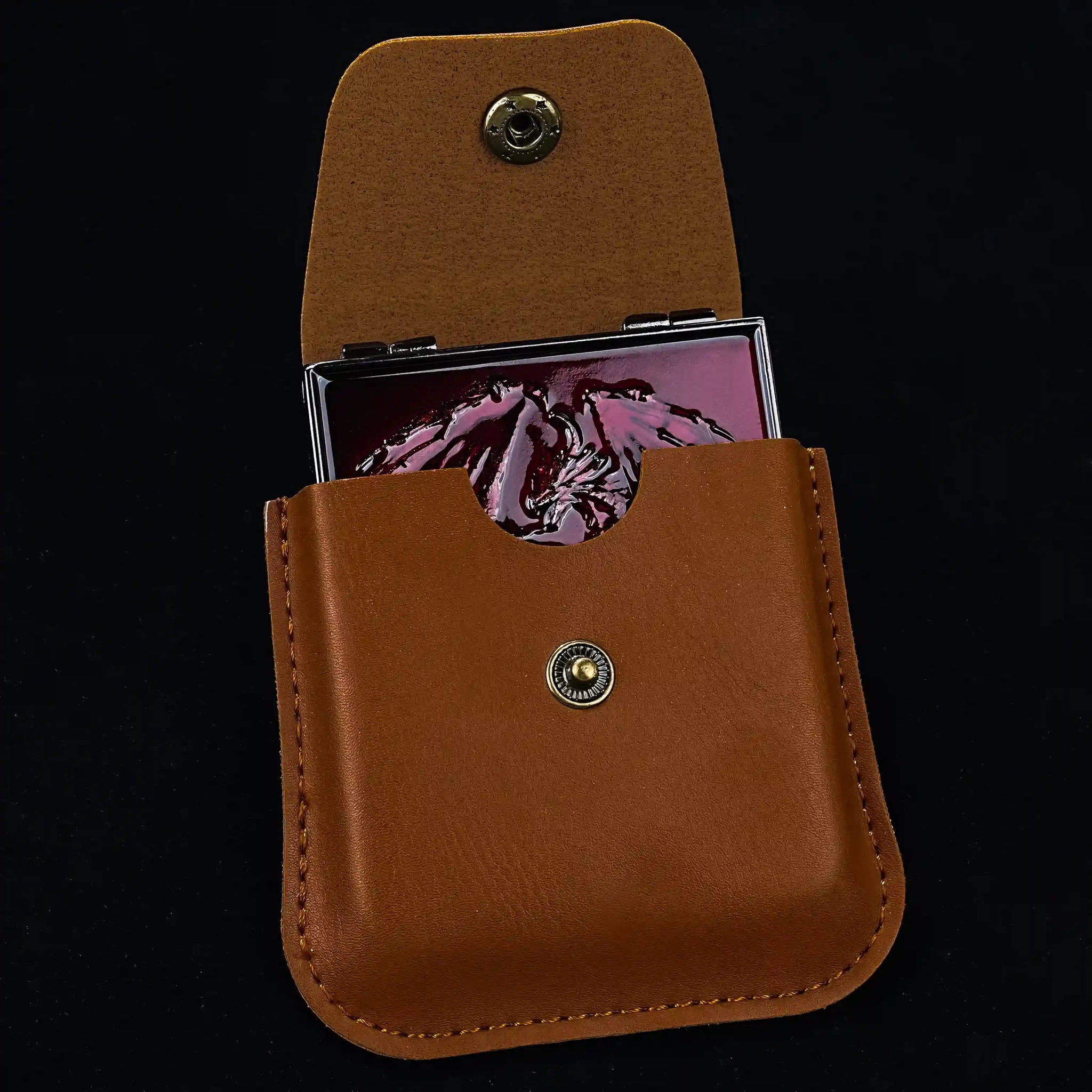 Unique Metal Foldable Dice Box with Magnets 7 in 1 Roulette DND Dice Spinner - Bear Dice