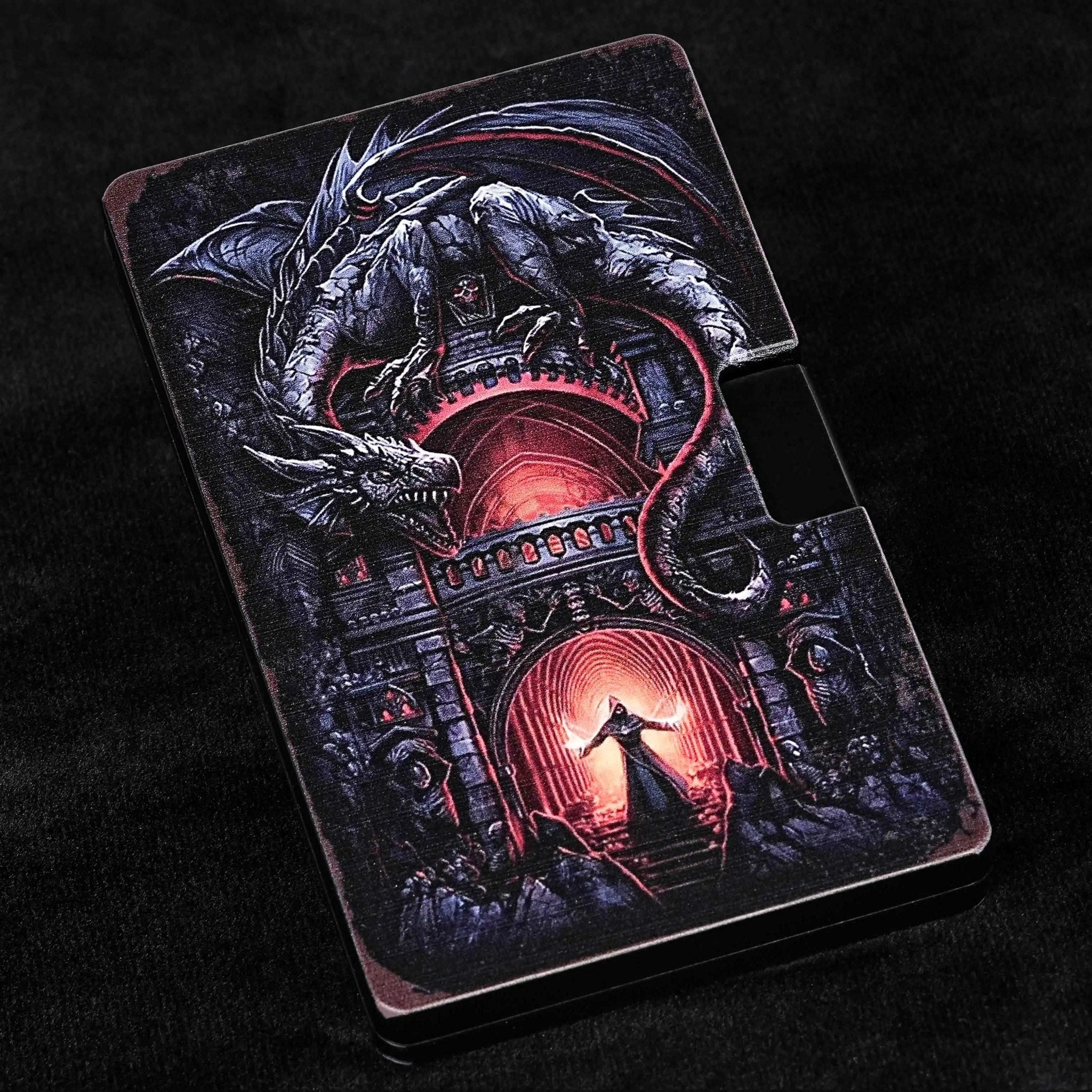 Unique Roulette Dice: 7 in 1 Metal Dice Box Button Spin Paper Card Dice - Bear Dice