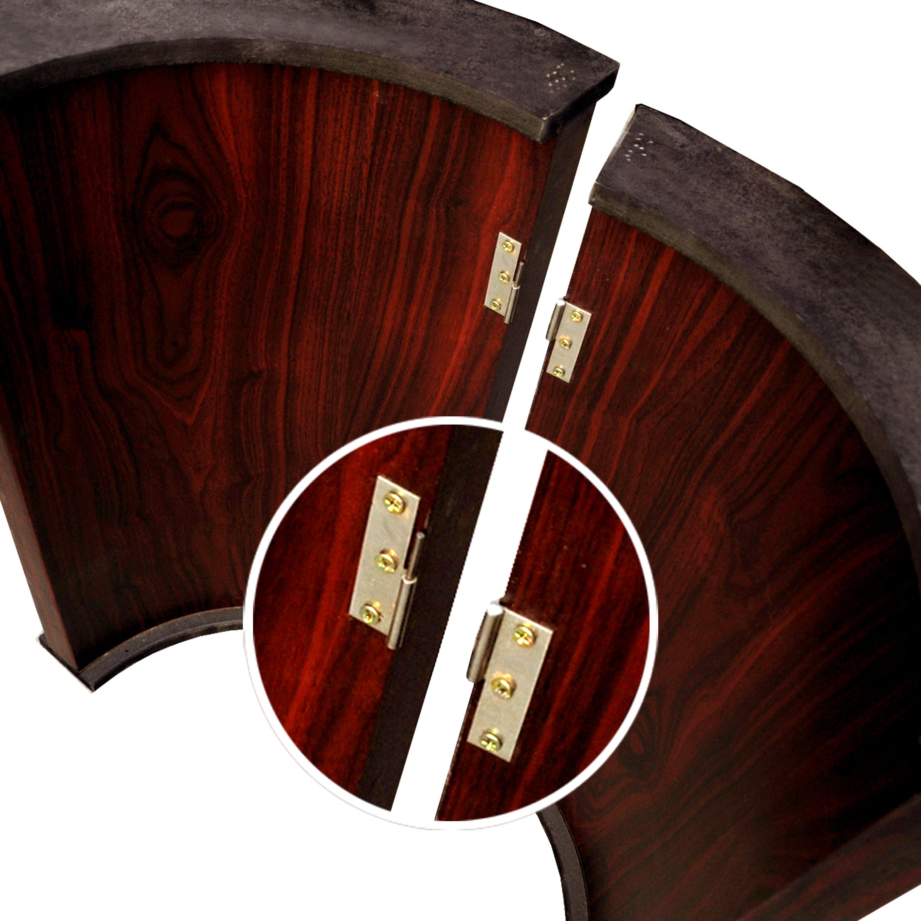 96-inch green oval wooden poker table, U-shaped legs with stainless steel connecting bolts | Bear Dice