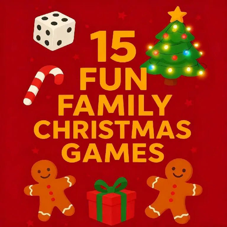15 Fun Family Christmas Games - Bear Dice