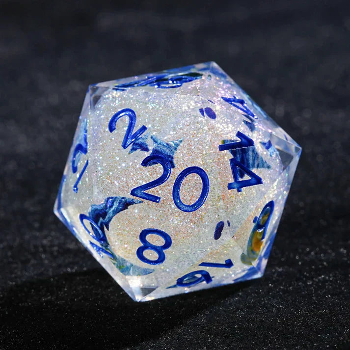 High quality resin D20 dice | Bear Dice
