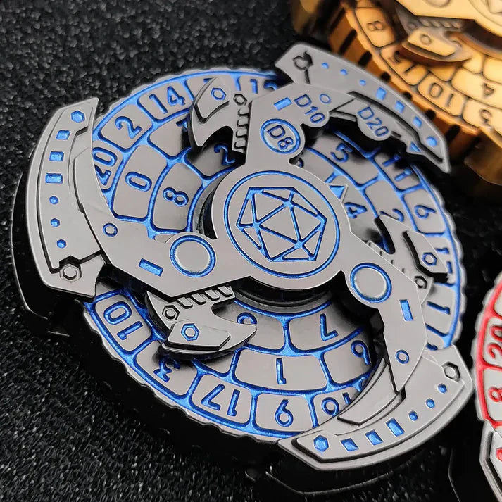 Cool Metal Dice - Mechanical Knife Fidget Spinner Dice | Bear Dice