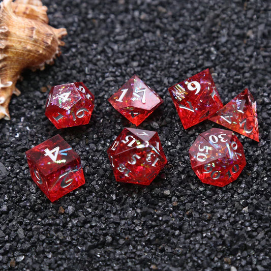 Suitable for new DND players' first set of DND dice: resin dice with sharp edges | Bear Dice