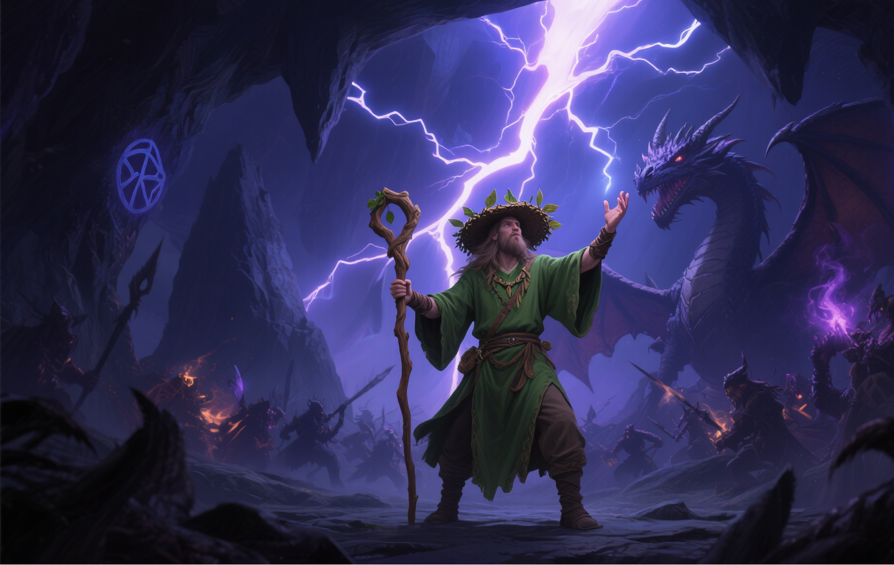 One of the strongest spells of DND 5E Druid: Summon Lightning | Bear Dice