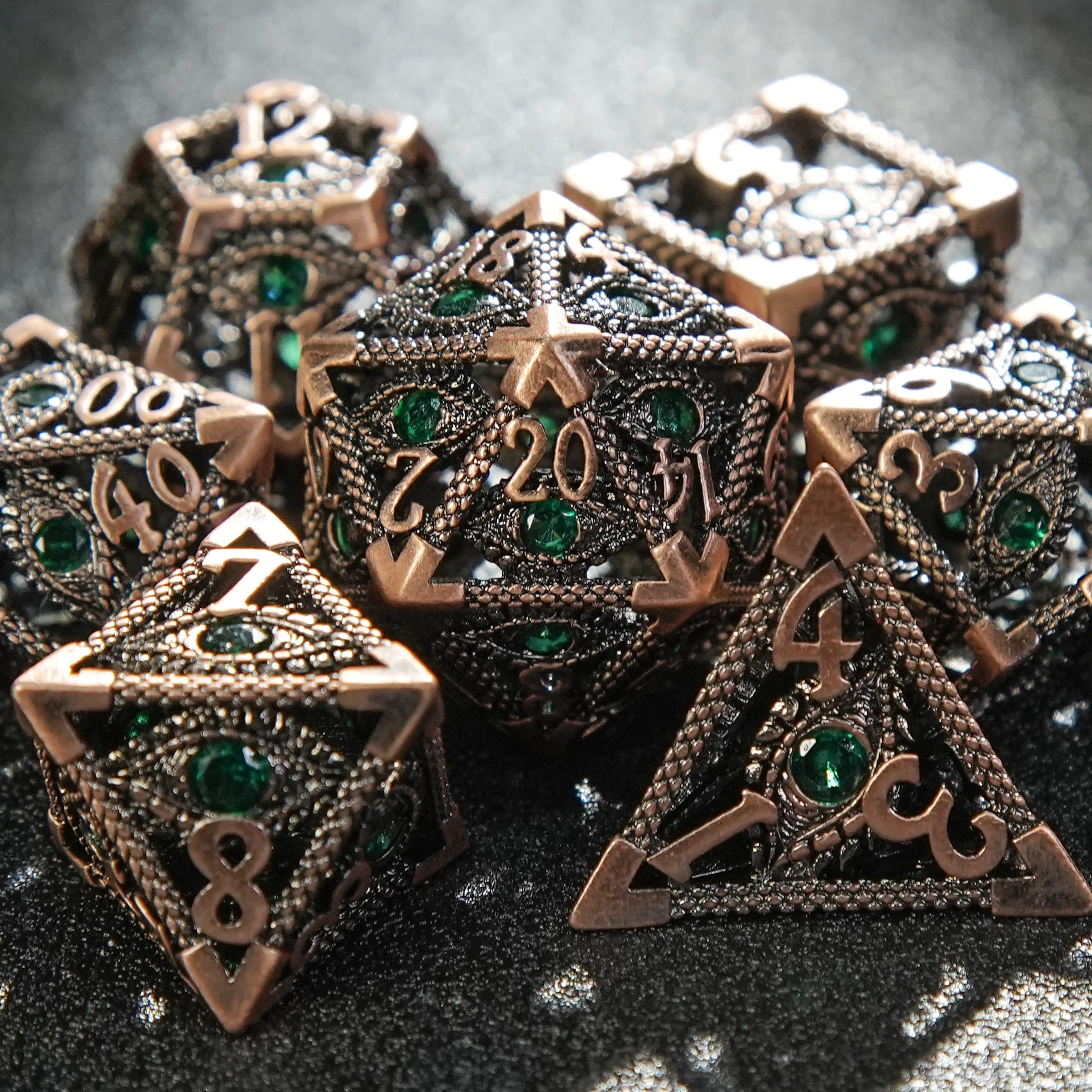 Bear Dice's 7 Most Unique Metal Dice Sets - Bear Dice