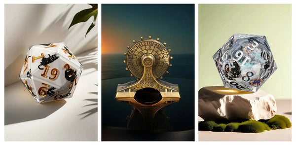 Metal vs. Resin vs. Plastic: Which D20 Dice is Right for You? - Bear Dice