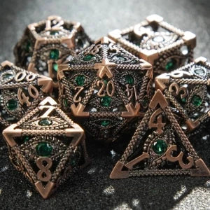 Metal DND Dice