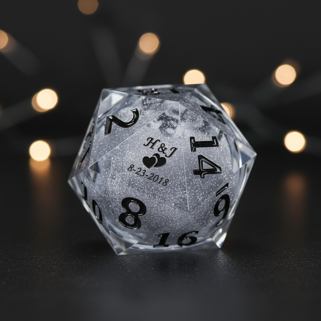 Custom Wedding Dice Collection Cover