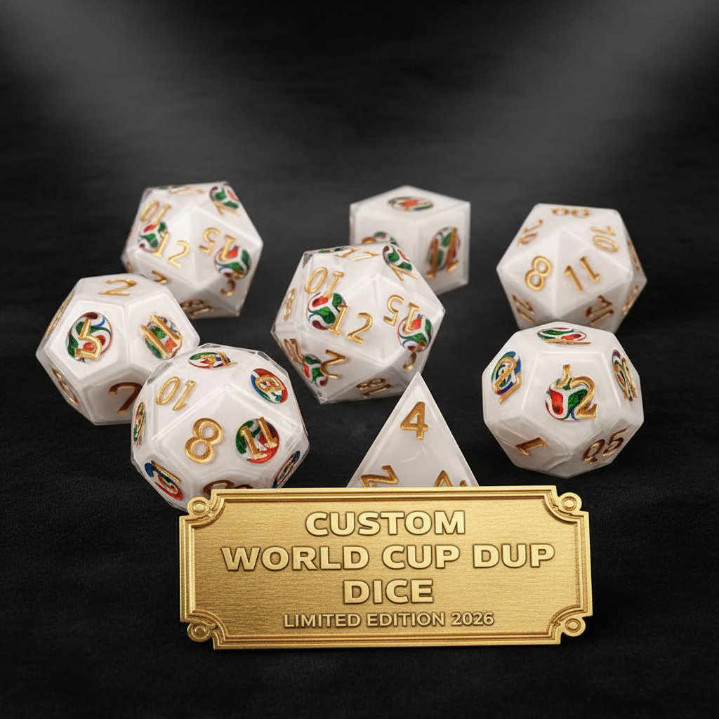 Custom World Cup Dice