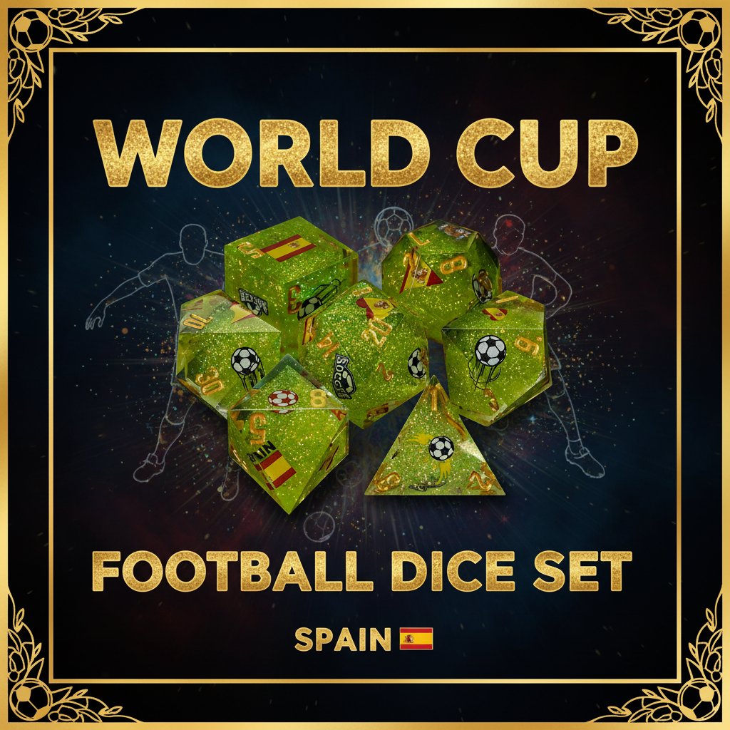 World Cup Football Dice Set