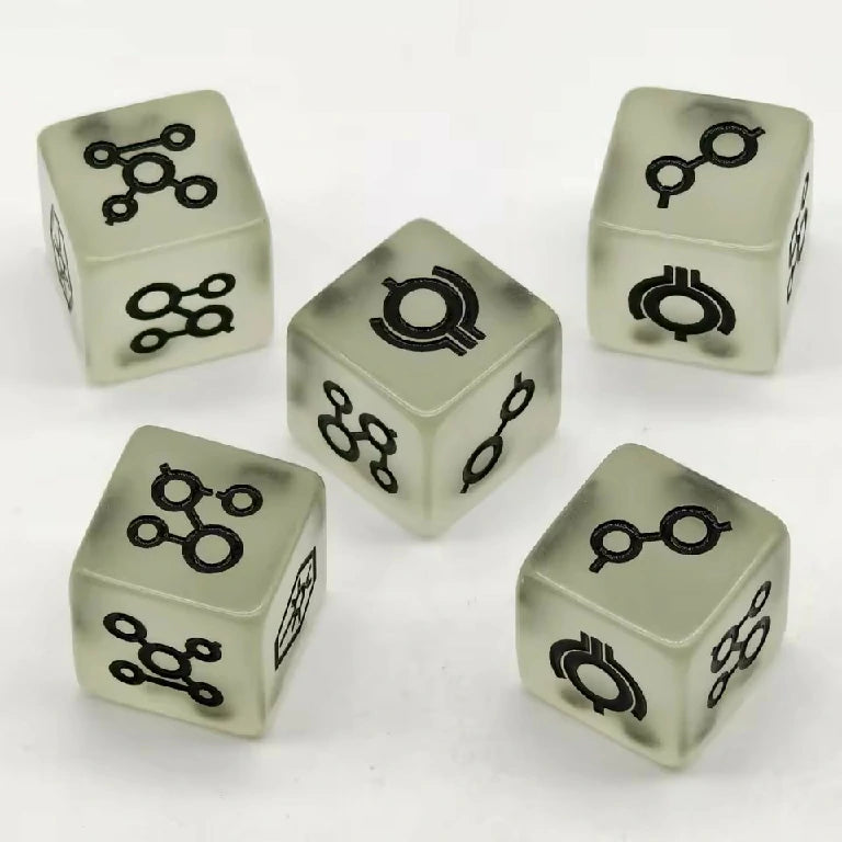 16mm Right Angle Luminous War Hammer 40k Space Necromancer Resin D6 Dice
