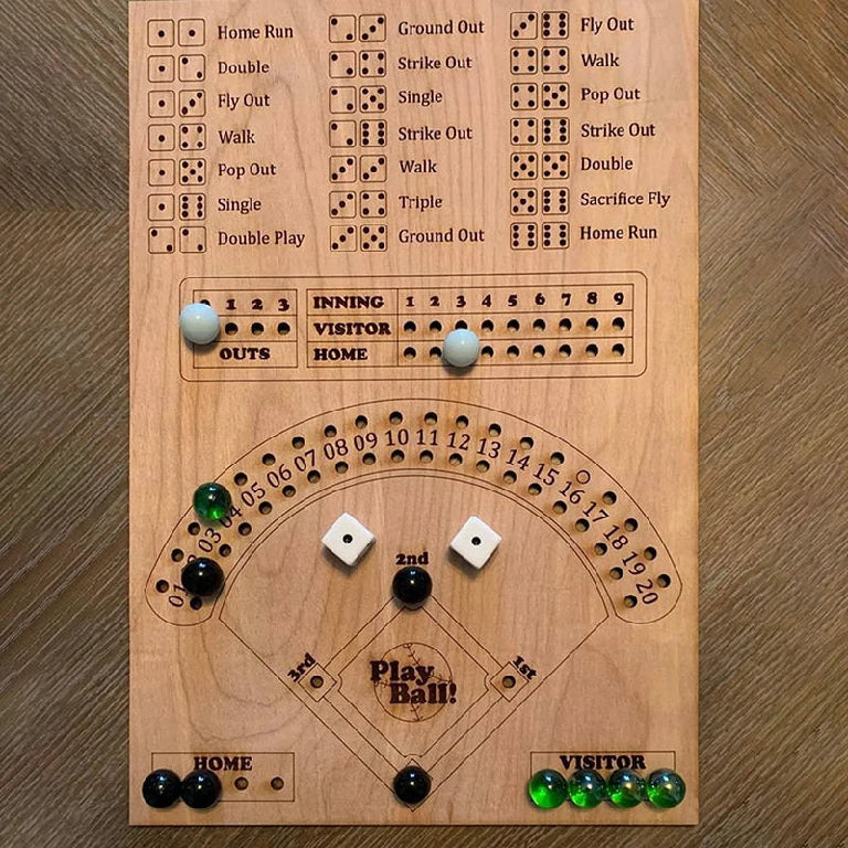 Baseball Dice Board Game Party Prop