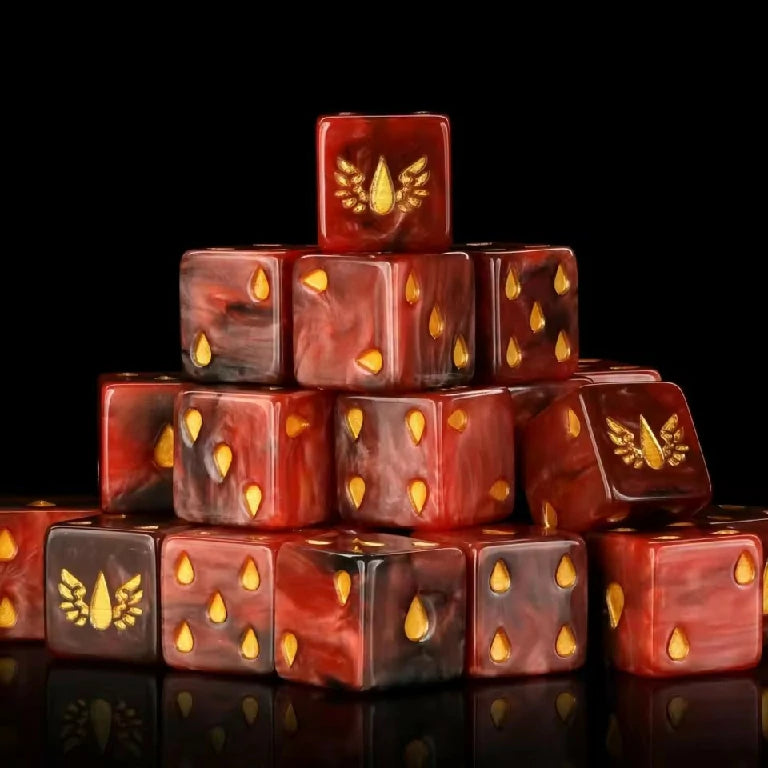 Warhammer 40k Board Game Blood Angels D6 Dice
