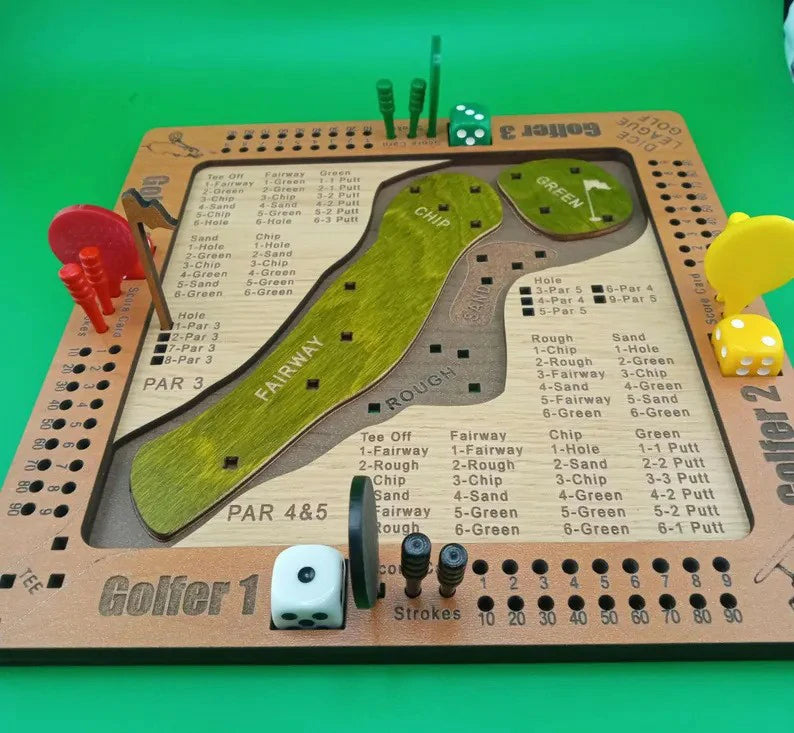 Desktop Golf Dice Game