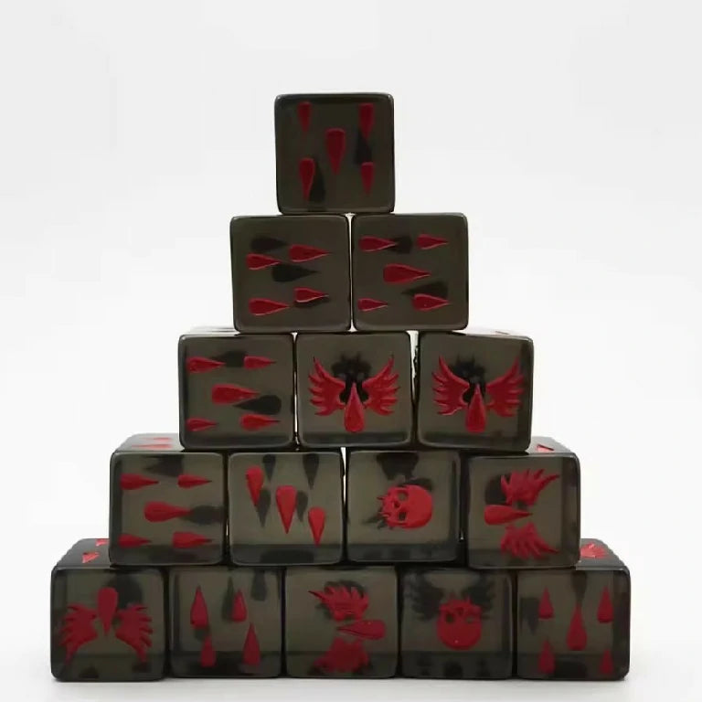 Warhammer 40k Blood Angels Sanguis Tabletop Game D6 Dice