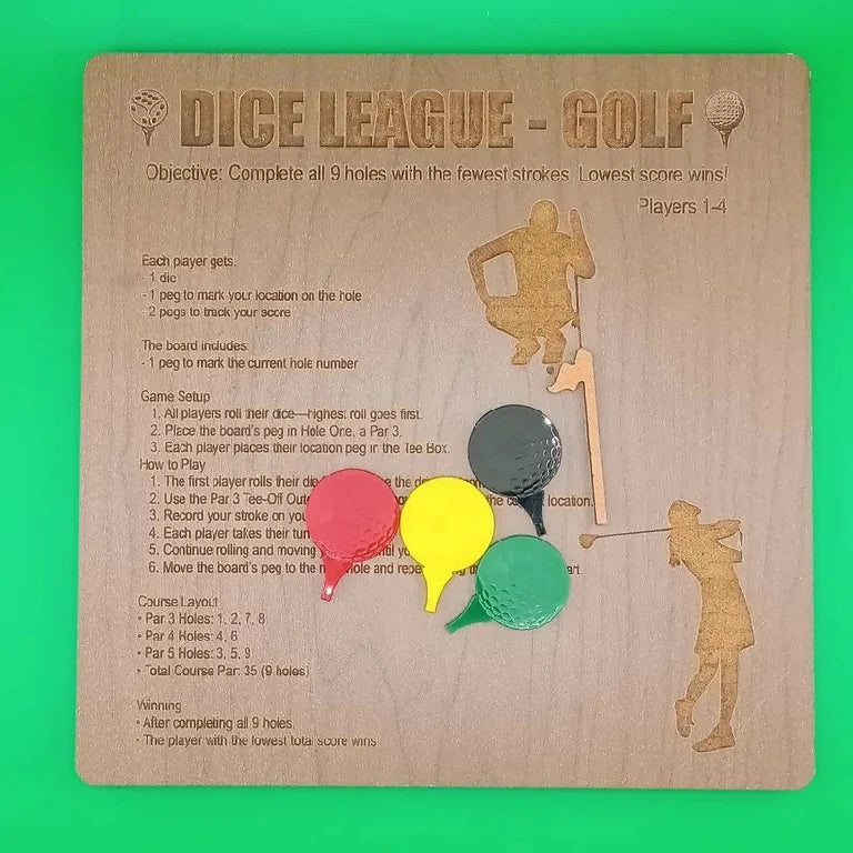 Desktop Golf Dice Game