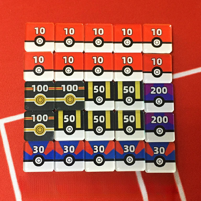 Pikachu & Gengar PTCG Damage Counter and Pokémon Token Storage Box