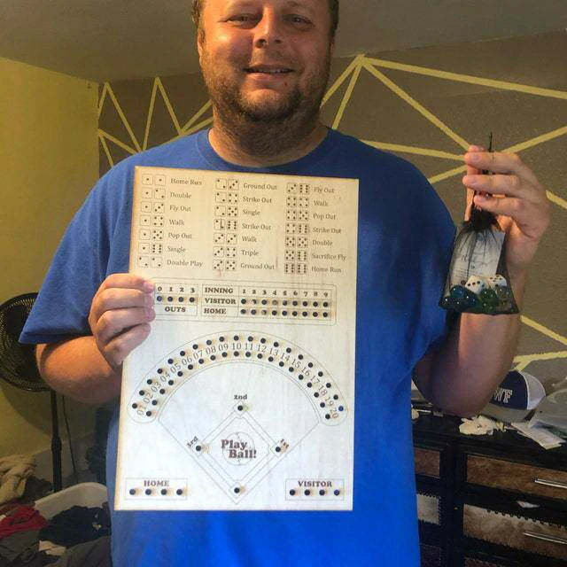 Baseball Dice Board Game Party Prop
